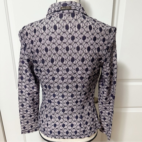 Guess Vintage Y2K  Made in USA lace purple button down shirt purple see through - Picture 4 of 16